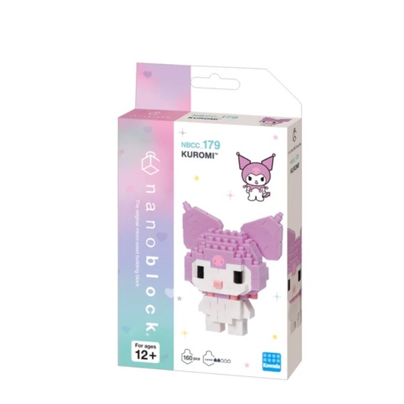 NIB Sanrio Kuromi Nanoblock Lego Toy - Picture 2 of 5